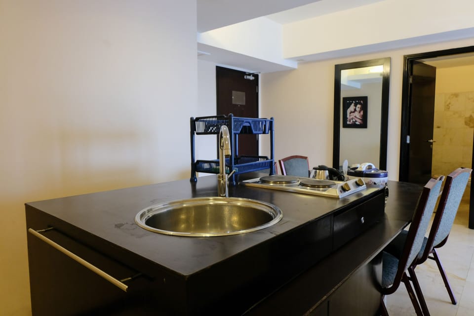 Apartment, 2 Bedrooms | Private kitchen | Full-size fridge, stovetop, electric kettle