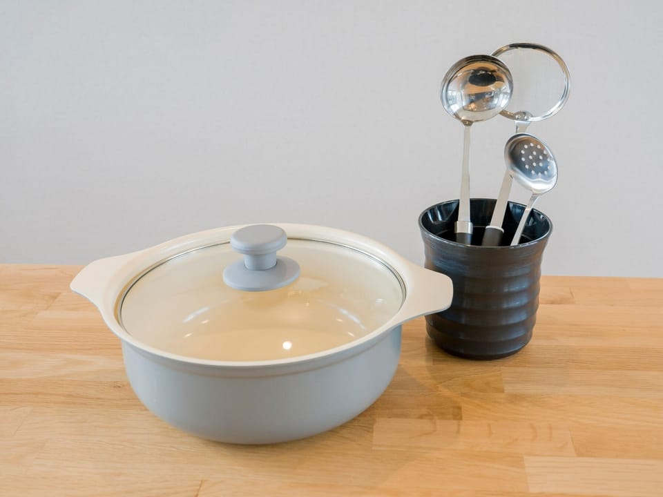 [Common to all rooms] A large pot set that is safe even for a large number of people
