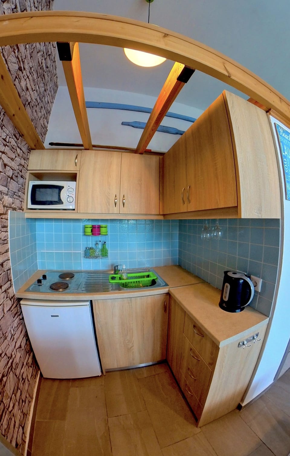 Studio | Private kitchen | Fridge, microwave, oven, stovetop