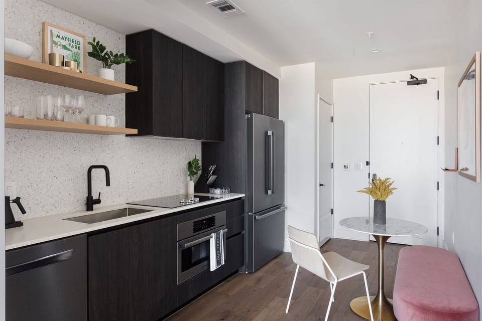 Experience the joy of cooking in our sleek and modern kitchen space 2-seater table.