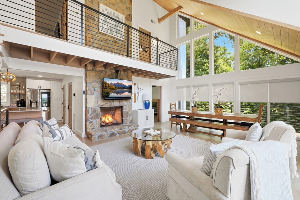 Open Concept with Natural Stone