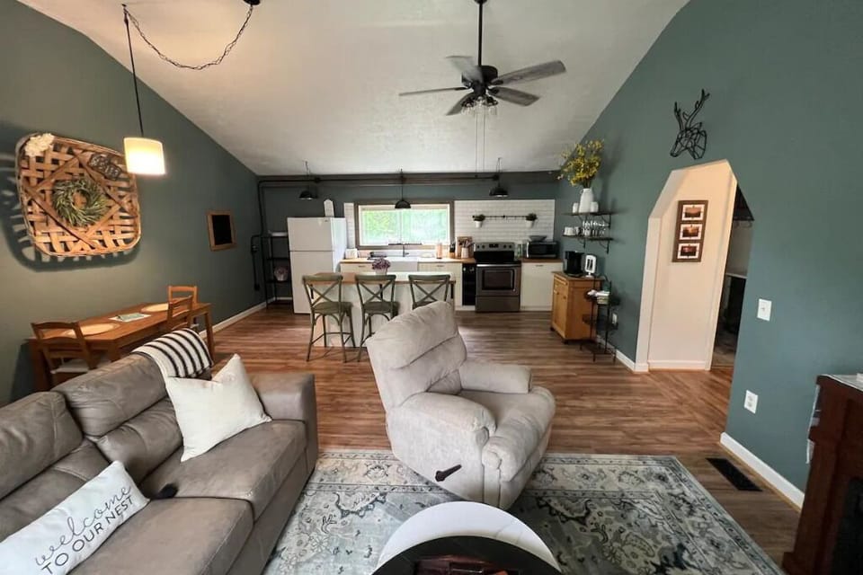Open concept living area
