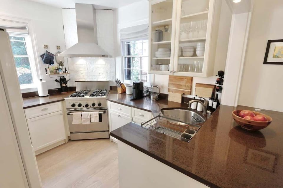 Whip up a meal in this gourmet kitchen