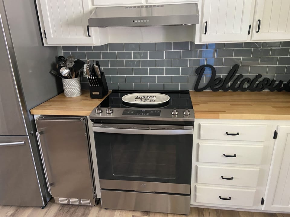 Stainless steel appliances, including stand alone ice maker