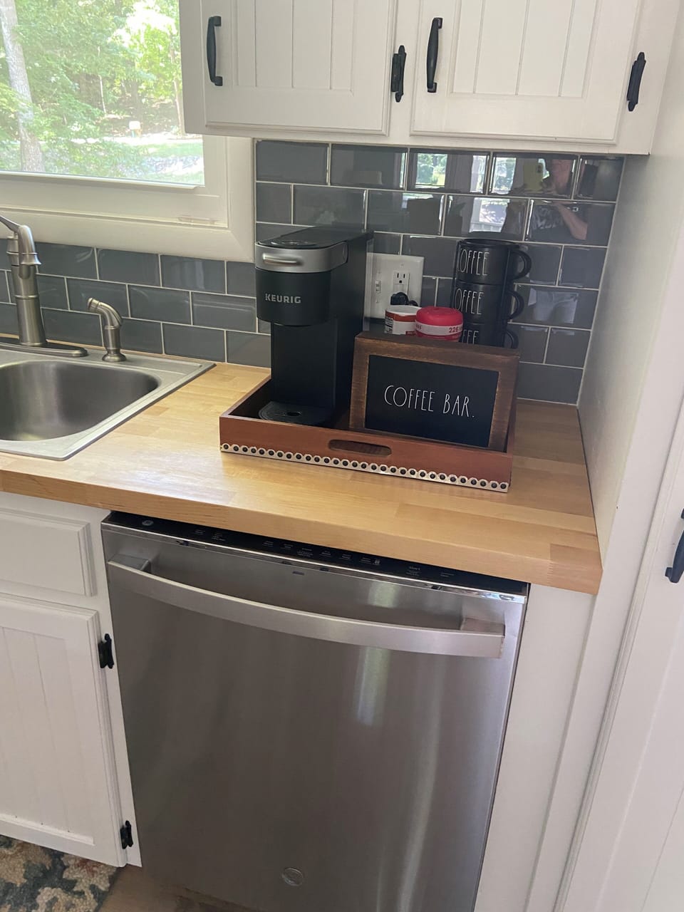 Dishwasher.  Coffee bar… don’t know which I consider more important!!