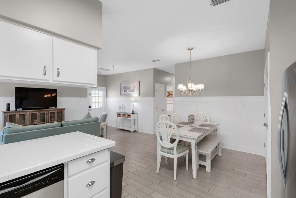 Kitchen to dining room