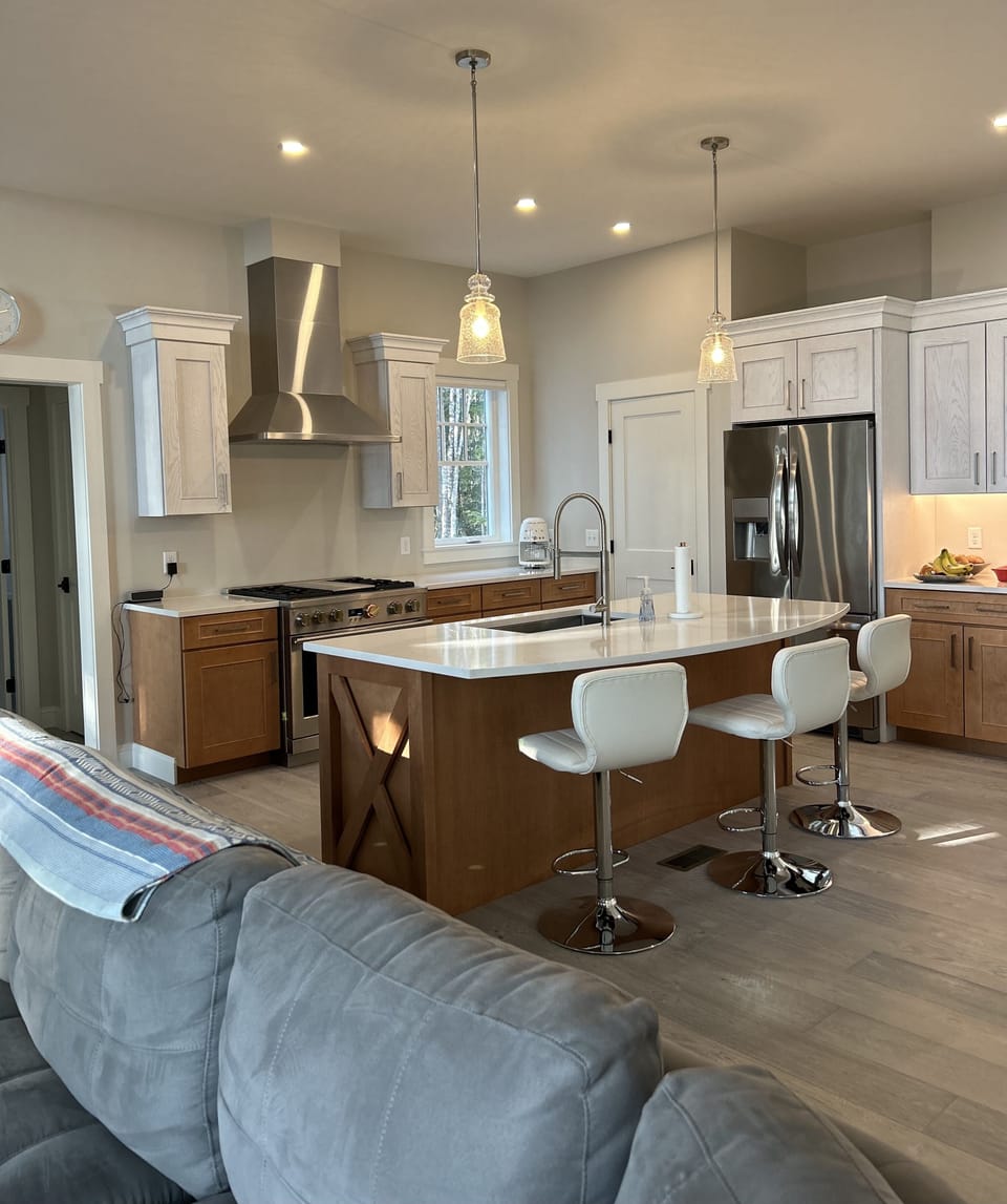 Kitchen from the living room