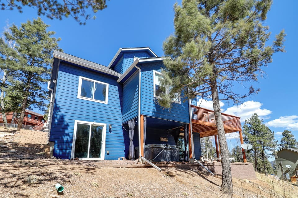 Exterior | Private Hot Tub | Pet Friendly w/ Fee