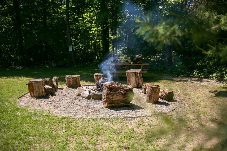 Community Firepit Located Right Next to the Lodge