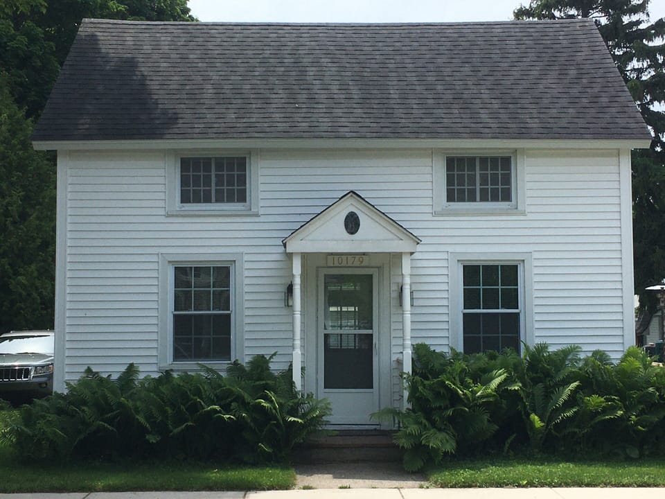 Street side of house. - Street side of house.