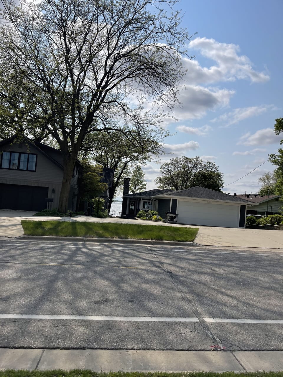 View from the front yard