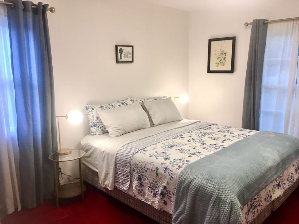 Master bedroom. King bed. Lots of closets