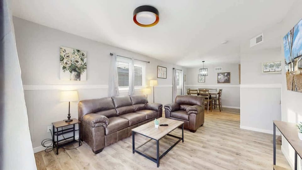 Awesome entry with 55 " TV