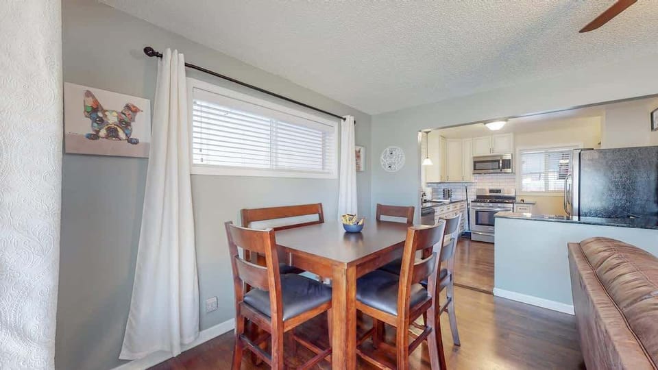 Bright dining area