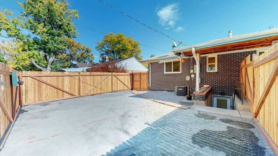 Spacious Gated Backyard with Private Entry & Ample Parking