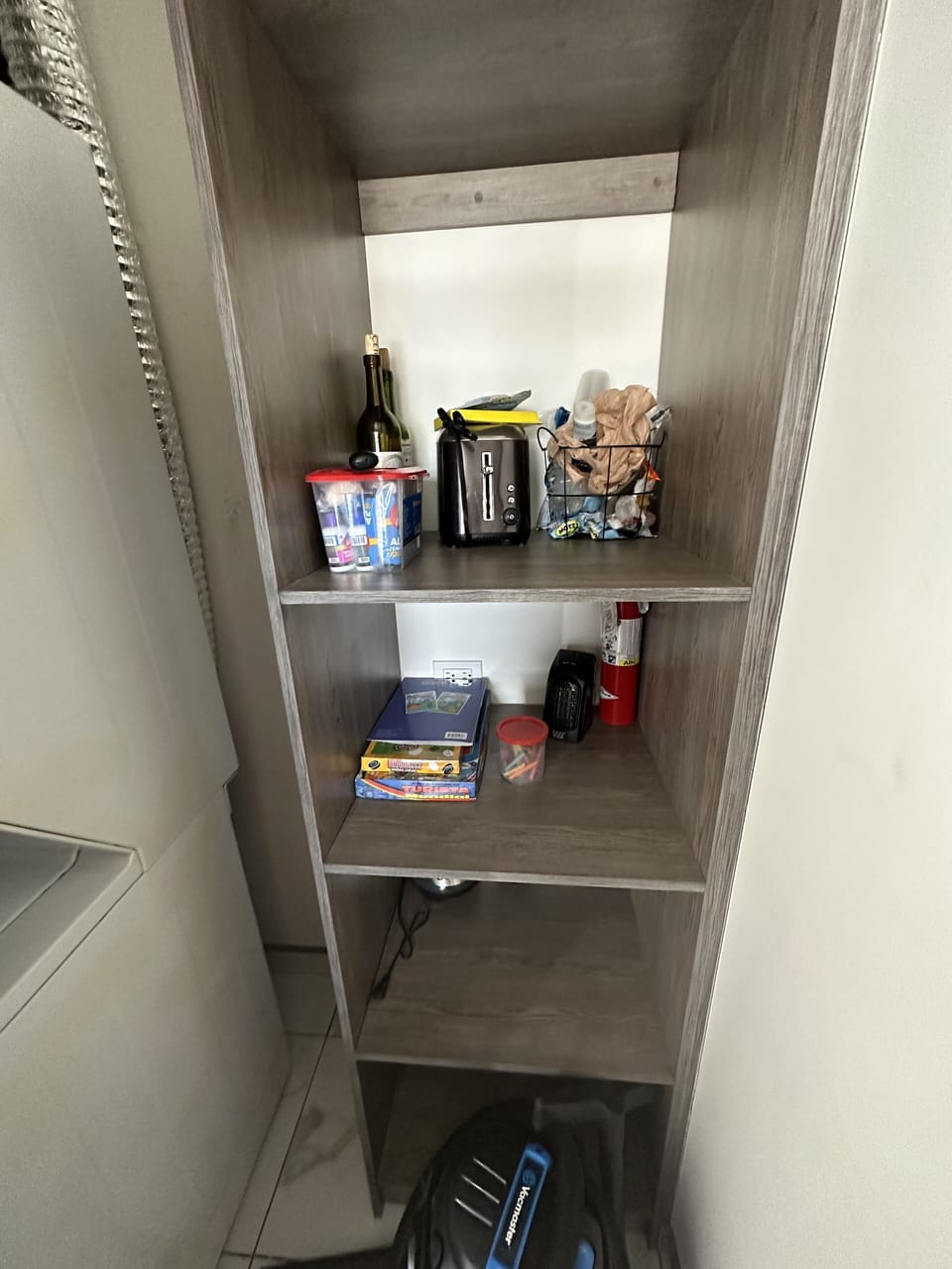 Washer dryer fire extinguisher first aid kit 