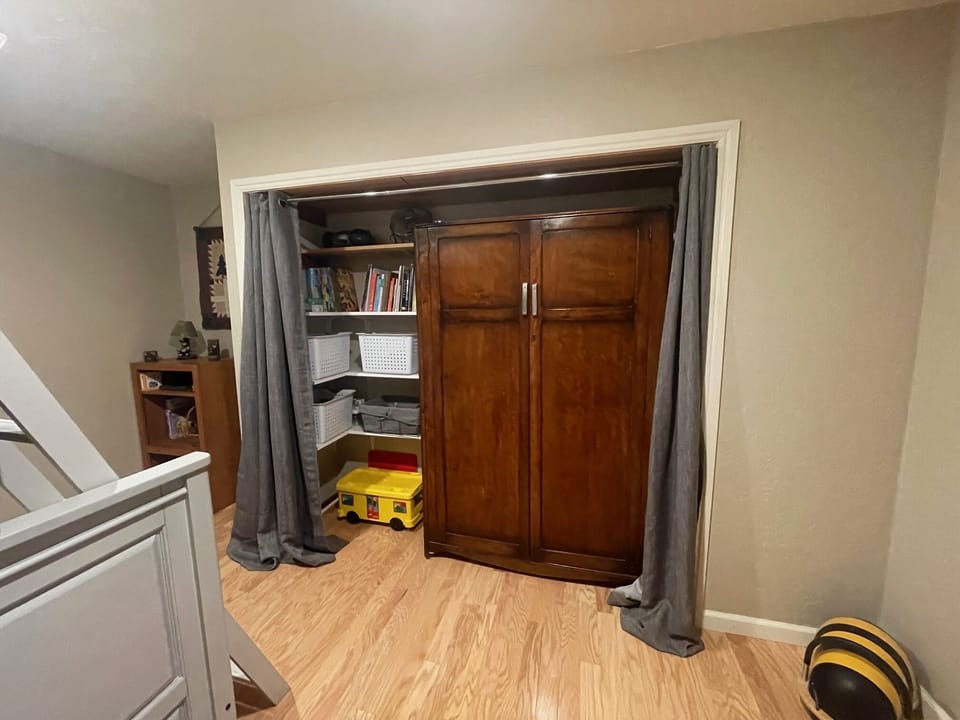 Bedroom 2 - Closet With Books / Toys