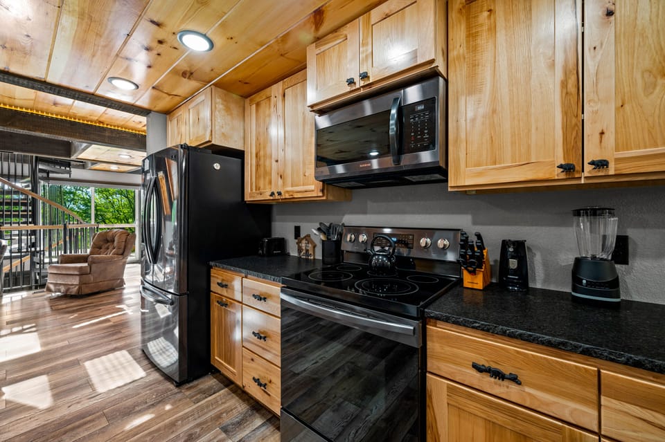 Fully equipped kitchen