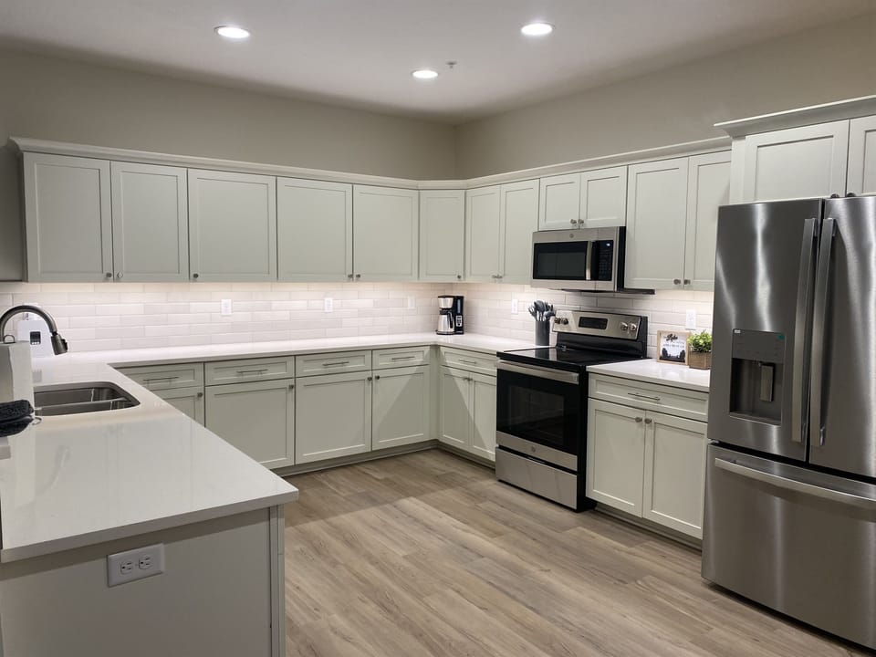 Fully stocked kitchen 