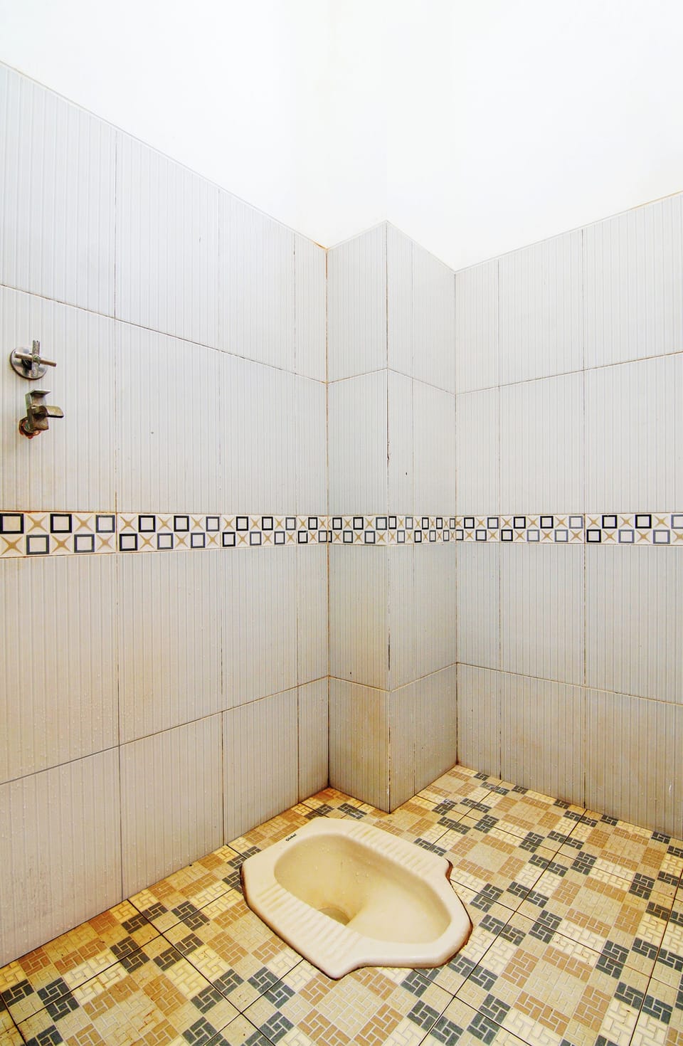 Shower, towels, toilet paper