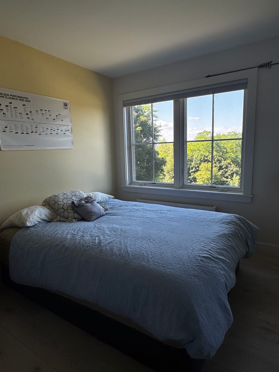Upstairs bedroom #2 with view of Mt. Battie.