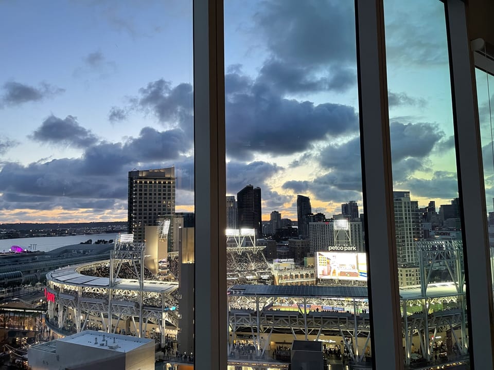 night view from guest bedroom 