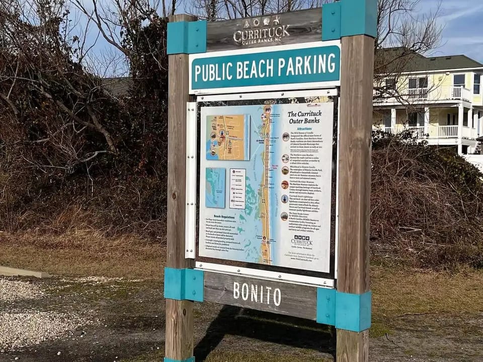 Beach parking located at Bonito Street