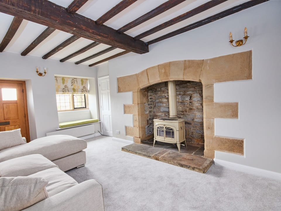 Flat-screen TV, fireplace, DVD player