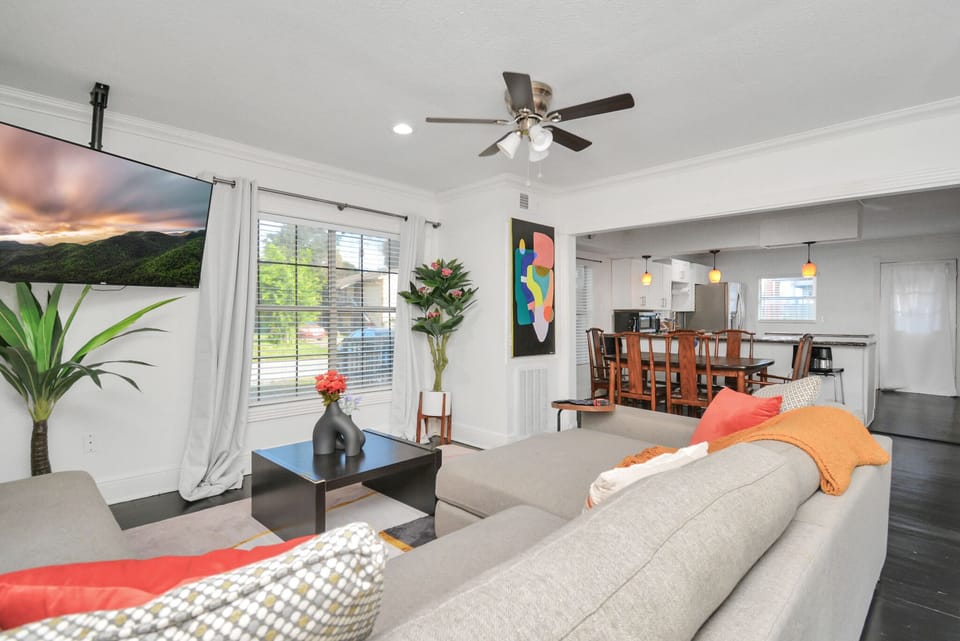 open living living area