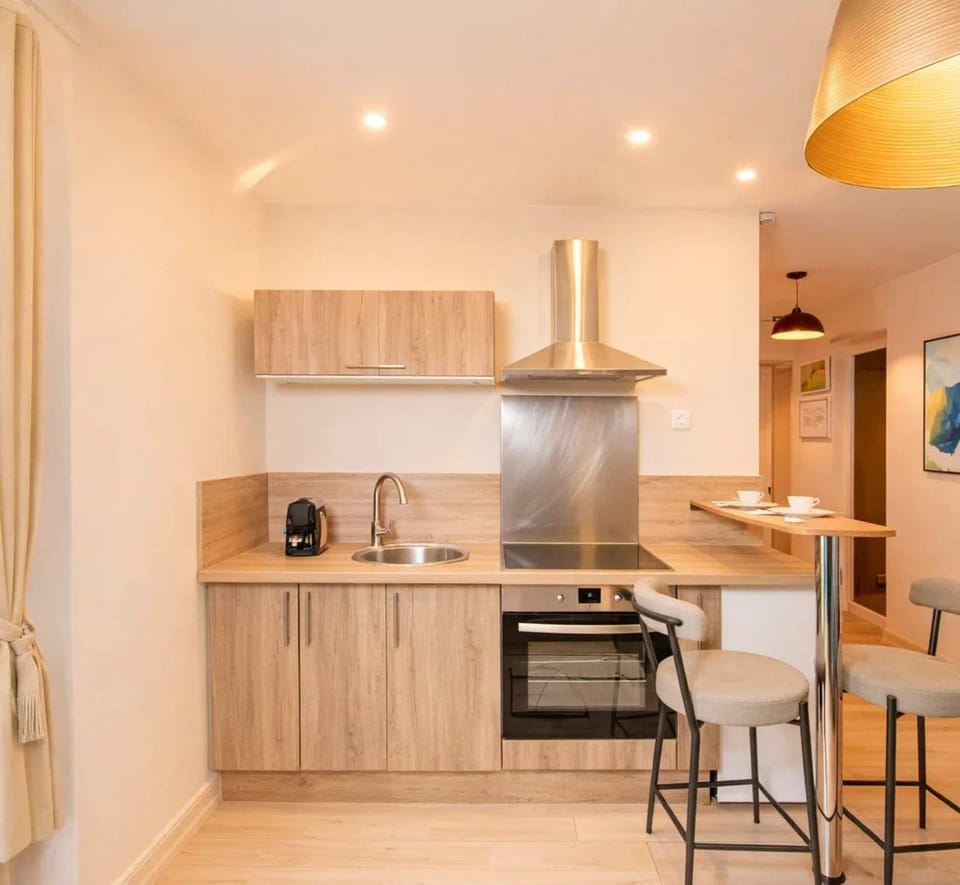 Fully equipped kitchen with everything you need