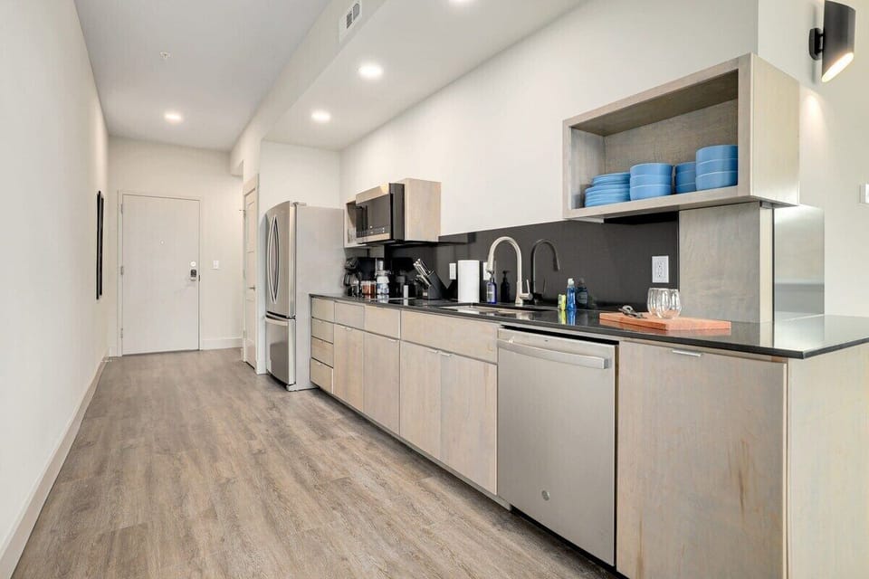 Here you'll find everything you need to throw together a home cooked meal or cup of coffee.