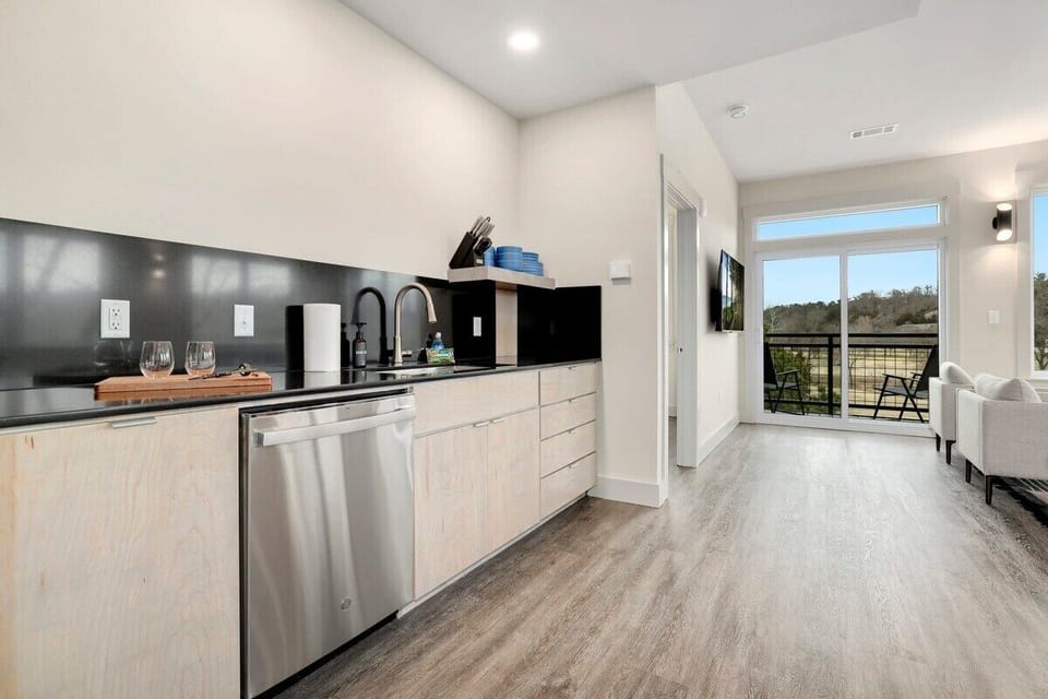 Here you'll find everything you need to throw together a home cooked meal or cup of coffee.