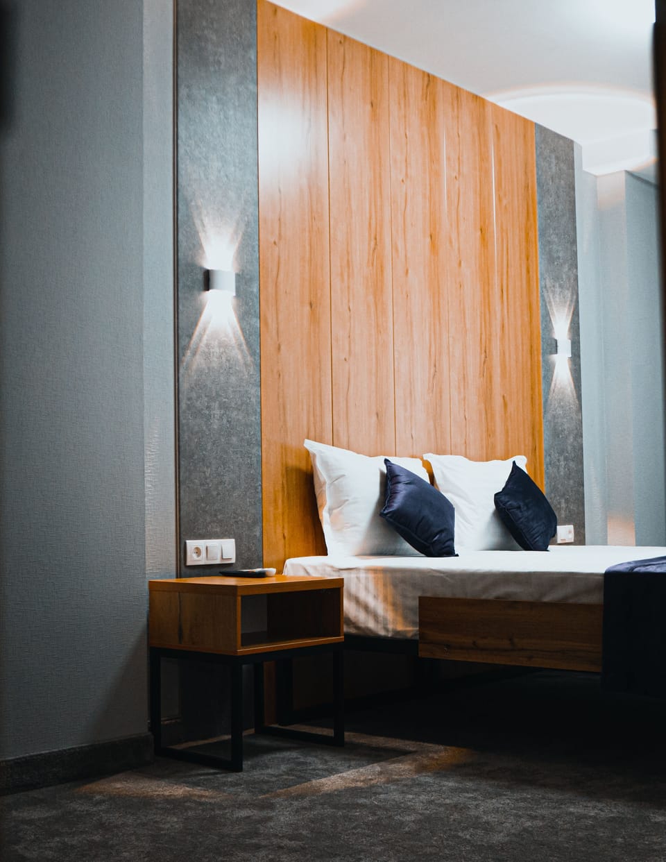 Family Room | Premium bedding, desk, blackout drapes, soundproofing