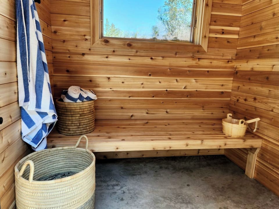Private Sauna changing room