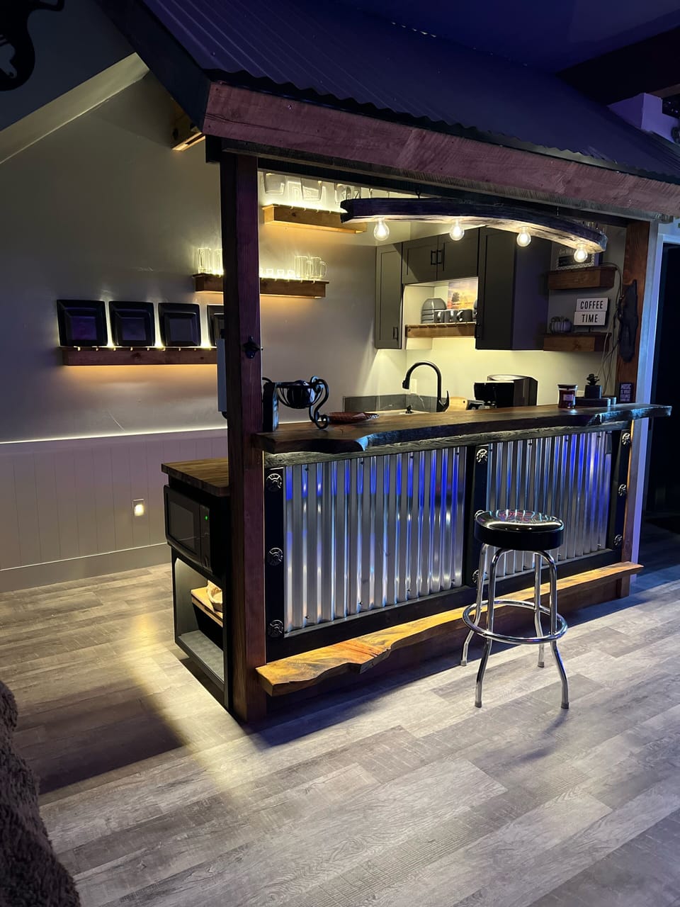 The Bar is spectacular at night! 