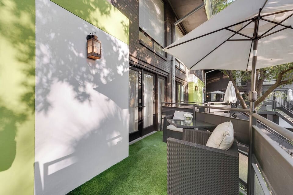 Enjoy the outdoors with comfortable balcony seating, perfect for relaxing while taking in the views and fresh air.