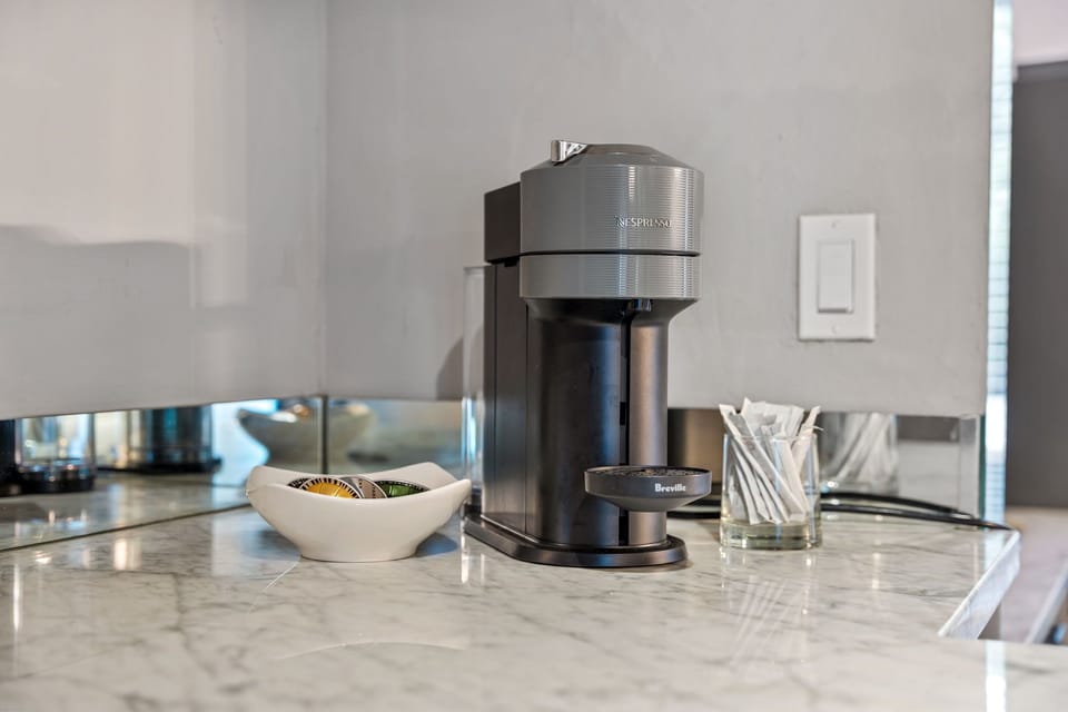Start your mornings right with your own Nespresso setup.