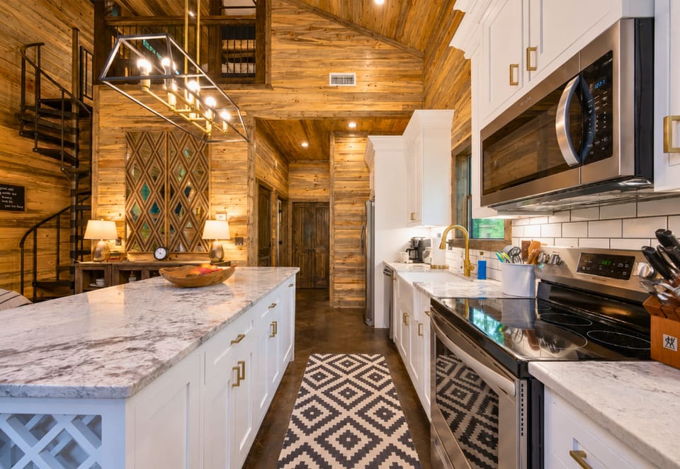 Our kitchen is ready to handle all your cooking needs with plenty of space and style.