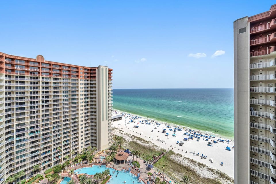 Enjoy resort level amenities on our expansive pool deck