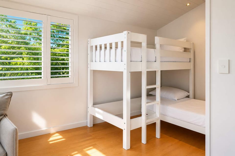Bunk beds in sleepout 