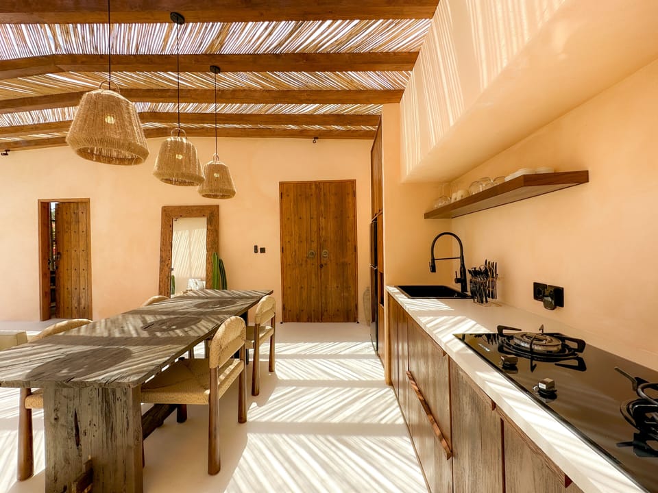 Villa, 2 Bedrooms | Private kitchen | Fridge, stovetop, toaster, highchair