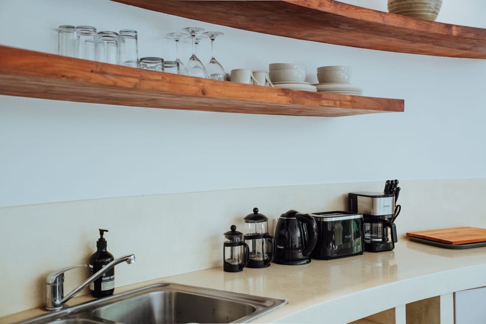 Villa, 1 Bedroom | Private kitchen | Fridge, microwave, stovetop, coffee/tea maker