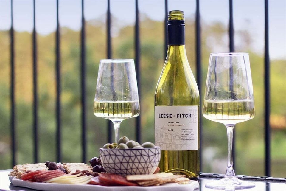 The Upper Deck is the Perfect Spot to Unwind with a Glass of Wine at the End of the Day
