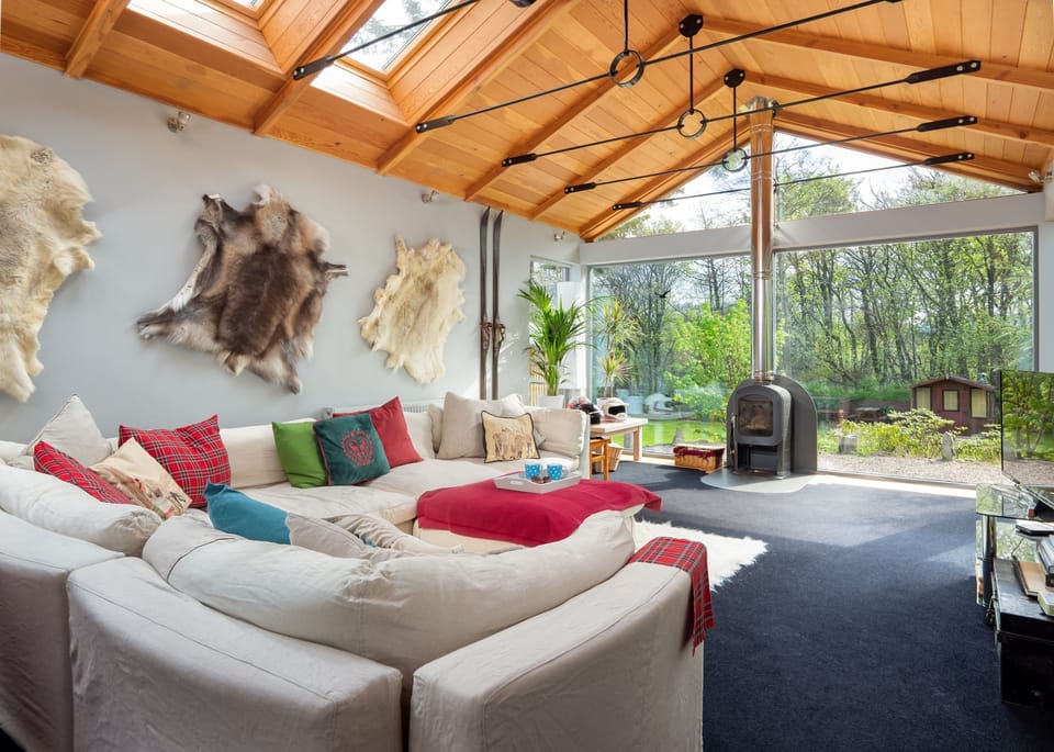 River House Garden Rooms living room with a view