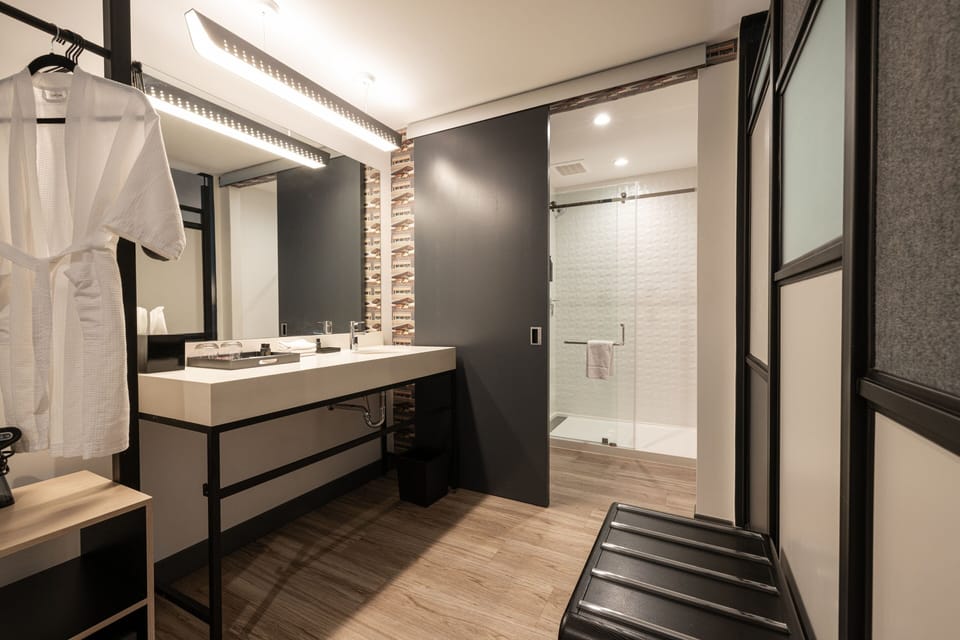 Room, 1 King Bed, City View | Bathroom | Shower, hair dryer, towels