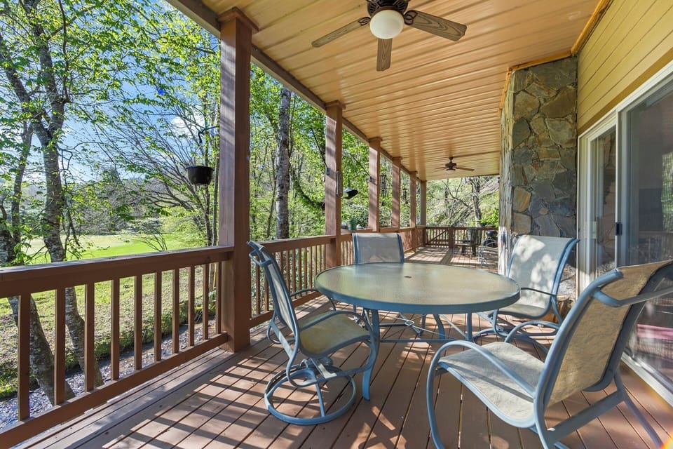 Back Deck Seating & View
