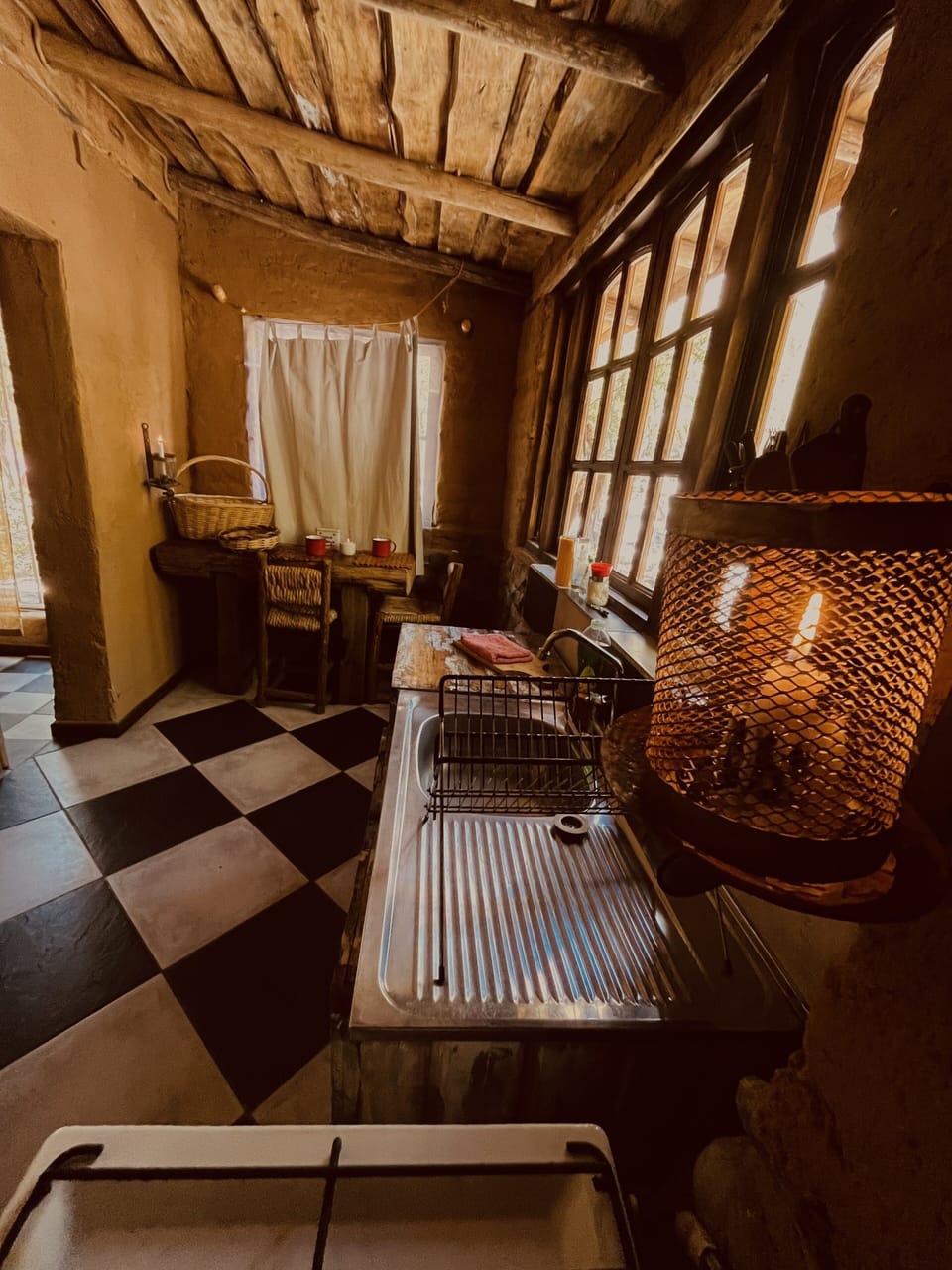 Romantic Cabin | Private kitchen | Full-size fridge, dishwasher, coffee/tea maker, rice cooker