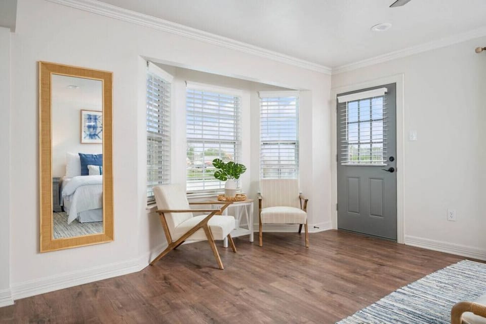 Seating area in master ensuite