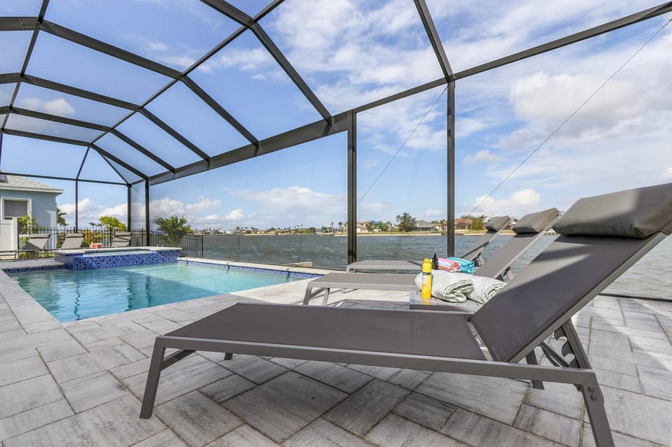 Outdoor patio area with plenty of seating and space to unwind

