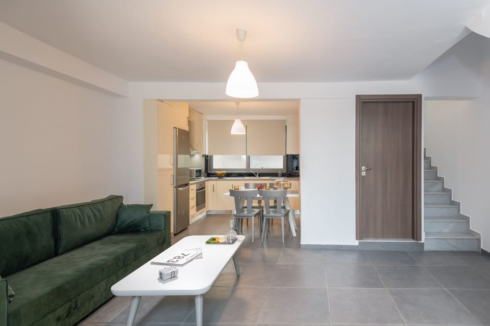 Gallery Apartment | Living area | 55-inch Smart TV with cable channels, TV